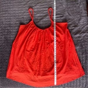 ASOS DESIGN Bright Red-Orange Sun Dress/Coverup